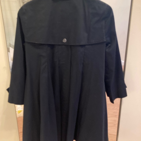 Rachel Roy navy blue, babydoll cape style Coat , excellent condition! - Picture 5 of 8